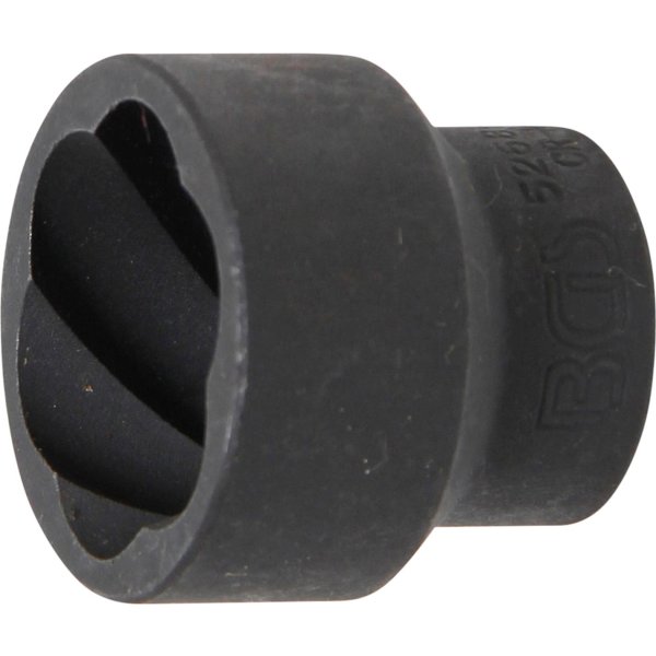 Spiral-Profil-Steckschlüssel-Einsatz / Schraubenausdreher | Antrieb Innenvierkant 12,5 mm (1/2") | SW 27 mm