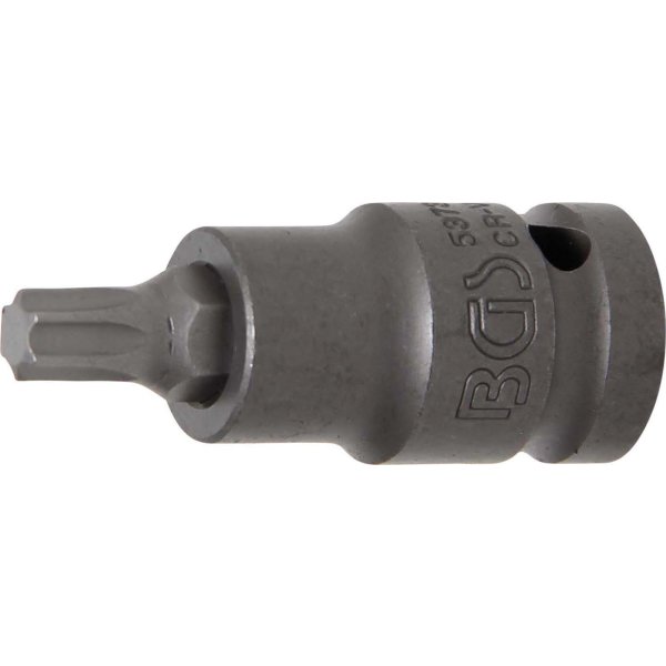 Kraft-Bit-Einsatz | Antrieb Innenvierkant 12,5 mm (1/2") | T-Profil (für Torx) T45