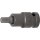 Kraft-Bit-Einsatz | Antrieb Innenvierkant 12,5 mm (1/2") | T-Profil (für Torx) T45