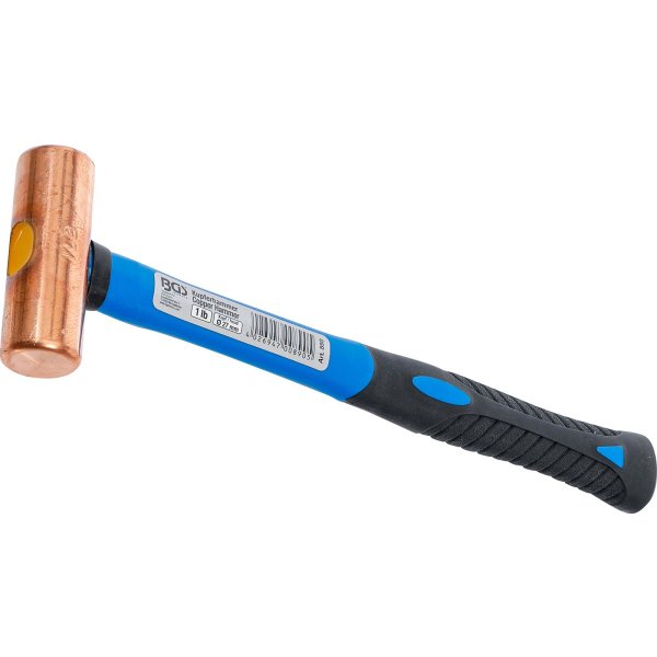 Kupferhammer | Fiberglasstiel | &Oslash; 27 mm | 454 g (1 lb) - Kopf