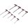 Schraubendreher-Satz mit T-Griff und seitlicher Klinge | T-Profil (für Torx) mit Bohrung | T10 - T50 | 9-tlg.