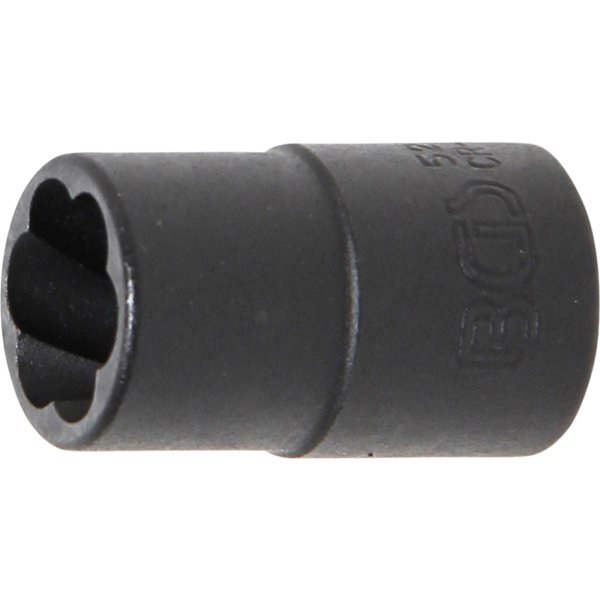 Spiral-Profil-Steckschlüssel-Einsatz / Schraubenausdreher | Antrieb Innenvierkant 10 mm (3/8") | SW 12 mm