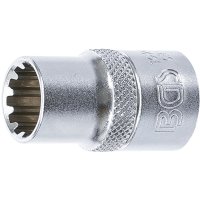 Steckschlüssel-Einsatz Gear Lock | Antrieb Innenvierkant 12,5 mm (1/2") | SW 13 mm