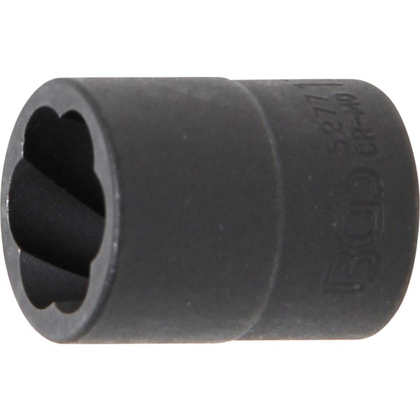 Spiral-Profil-Steckschlüssel-Einsatz / Schraubenausdreher | Antrieb Innenvierkant 10 mm (3/8") | SW 17 mm