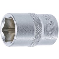 Steckschlüssel-Einsatz Sechskant | Antrieb Innenvierkant 12,5 mm (1/2") | SW 18 mm