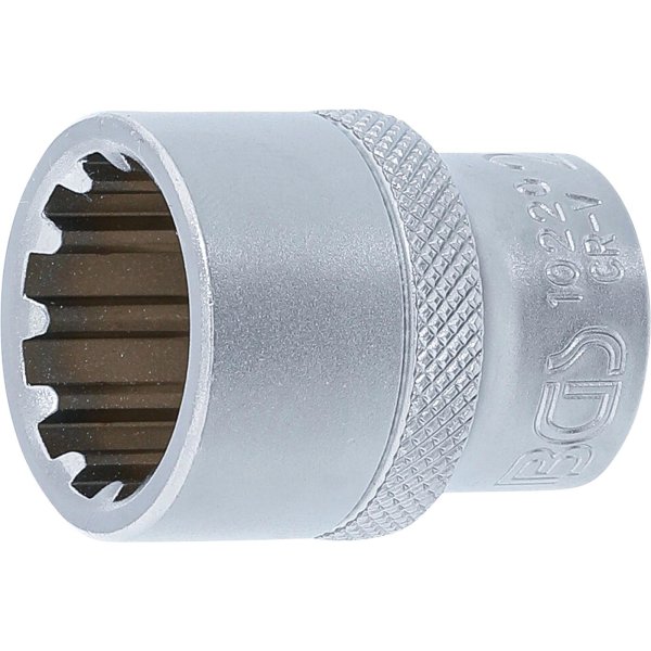 Steckschlüssel-Einsatz Gear Lock | Antrieb Innenvierkant 12,5 mm (1/2") | SW 20 mm