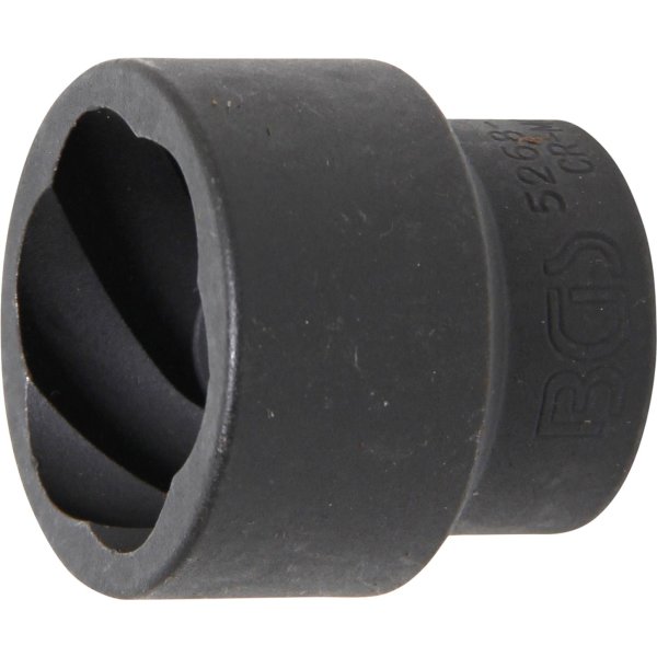 Spiral-Profil-Steckschlüssel-Einsatz / Schraubenausdreher | Antrieb Innenvierkant 20 mm (3/4") | SW 36 mm