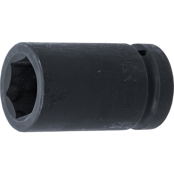 Kraft-Steckschlüssel-Einsatz Sechskant, tief | Antrieb Innenvierkant 25 mm (1") | SW 32 mm