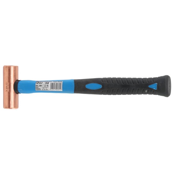Kupferhammer | Fiberglasstiel | Ø 32 mm | 680 g (1.5 lb) - Kopf